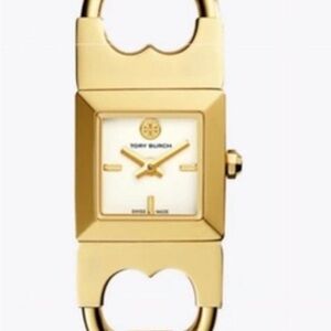 Tory Burch Double T- Link watch.